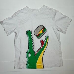 The Children's Place Tee with Green/Yellow Crocodile Graphic Size Small (5/6)